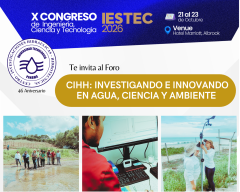 imagen de invitacion al foro Foro CIHH: Investigando e innovando en agua, ciencia y ambiente 